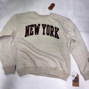 NEW YORK POPULAR Cream “New York”Sweater